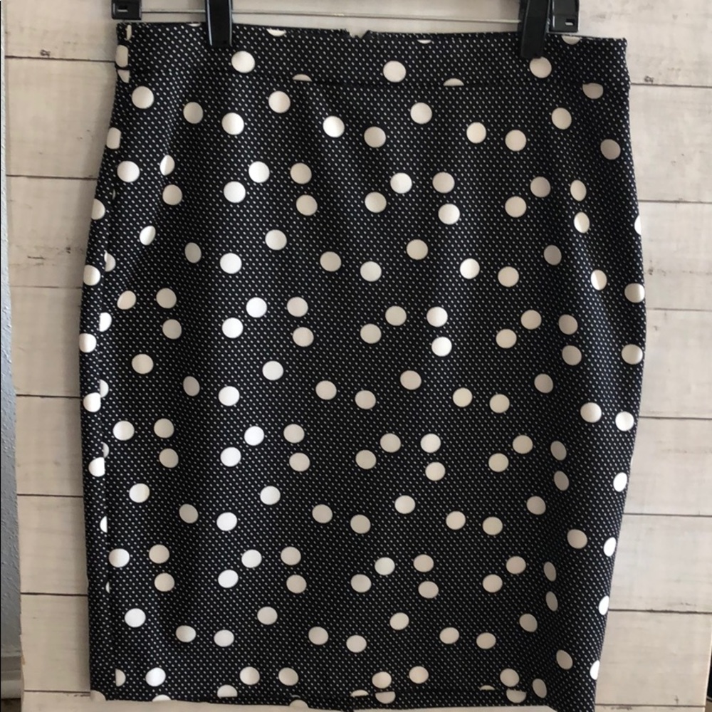 The Limited Polka Dot Pencil Skirt